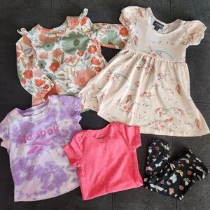 Bundle Of 5 Pieces Size 12mos For Baby Girl